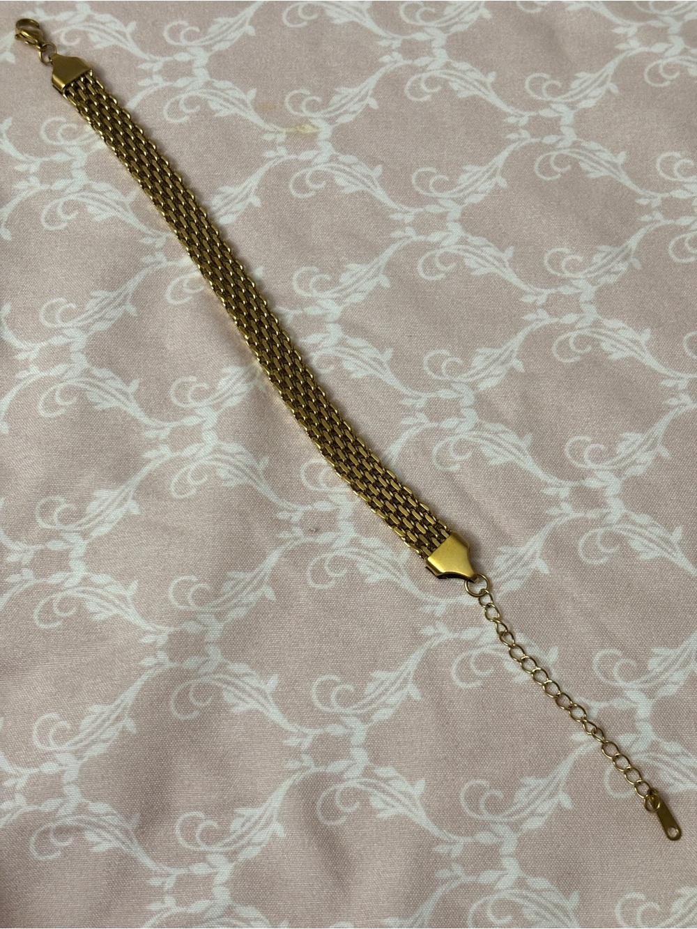 18k gold plated Multi-Row Chain Bracelet